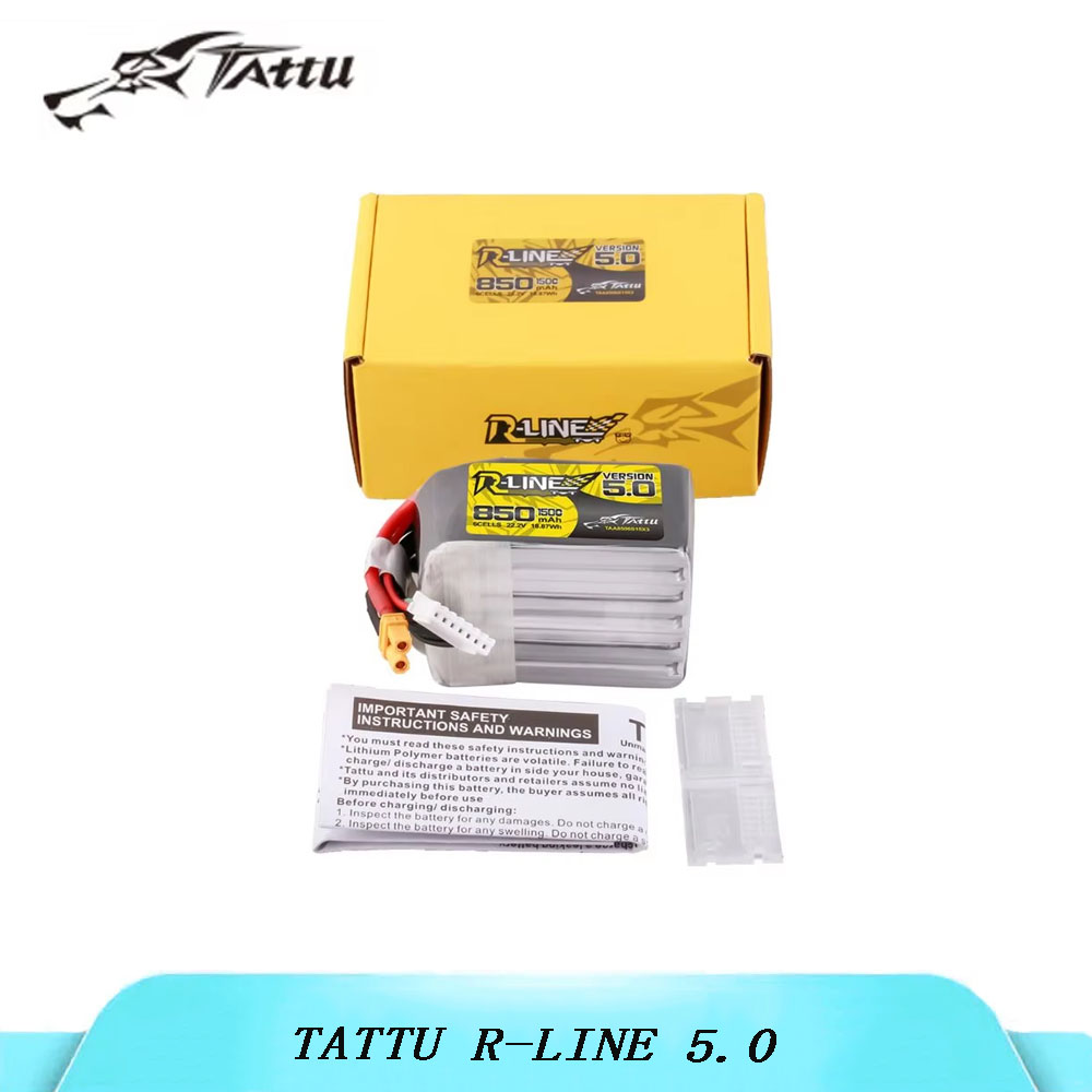 TATTU R-LINE 5.0 3S 4S 6S Lipo - огляд і ціна Drone Battery 3S